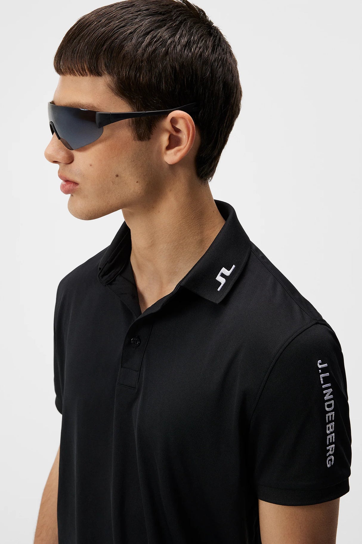 J.LINDEBERG Tour Tech Golf Polo Shirt – Men’s – Black