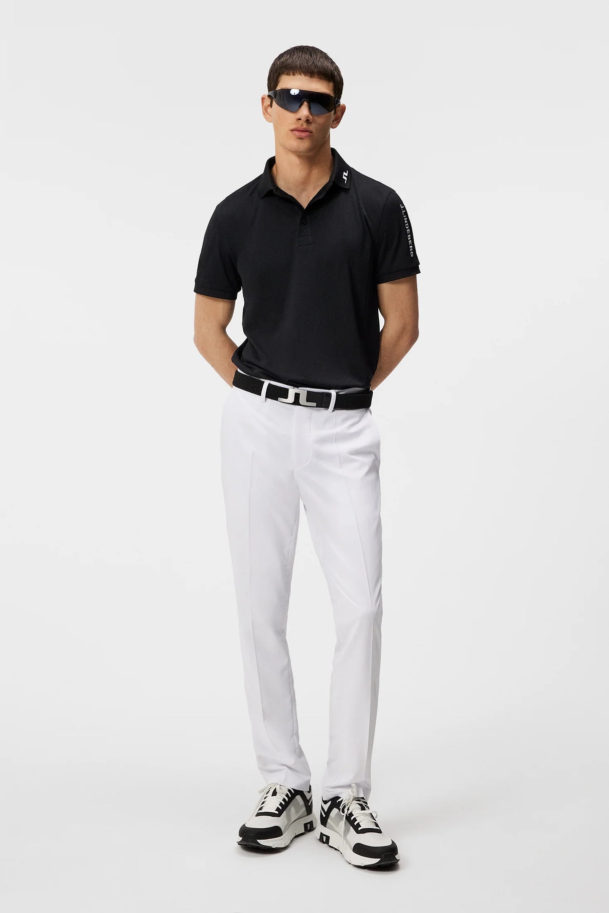 J.LINDEBERG Tour Tech Golf Polo Shirt – Men’s – Black