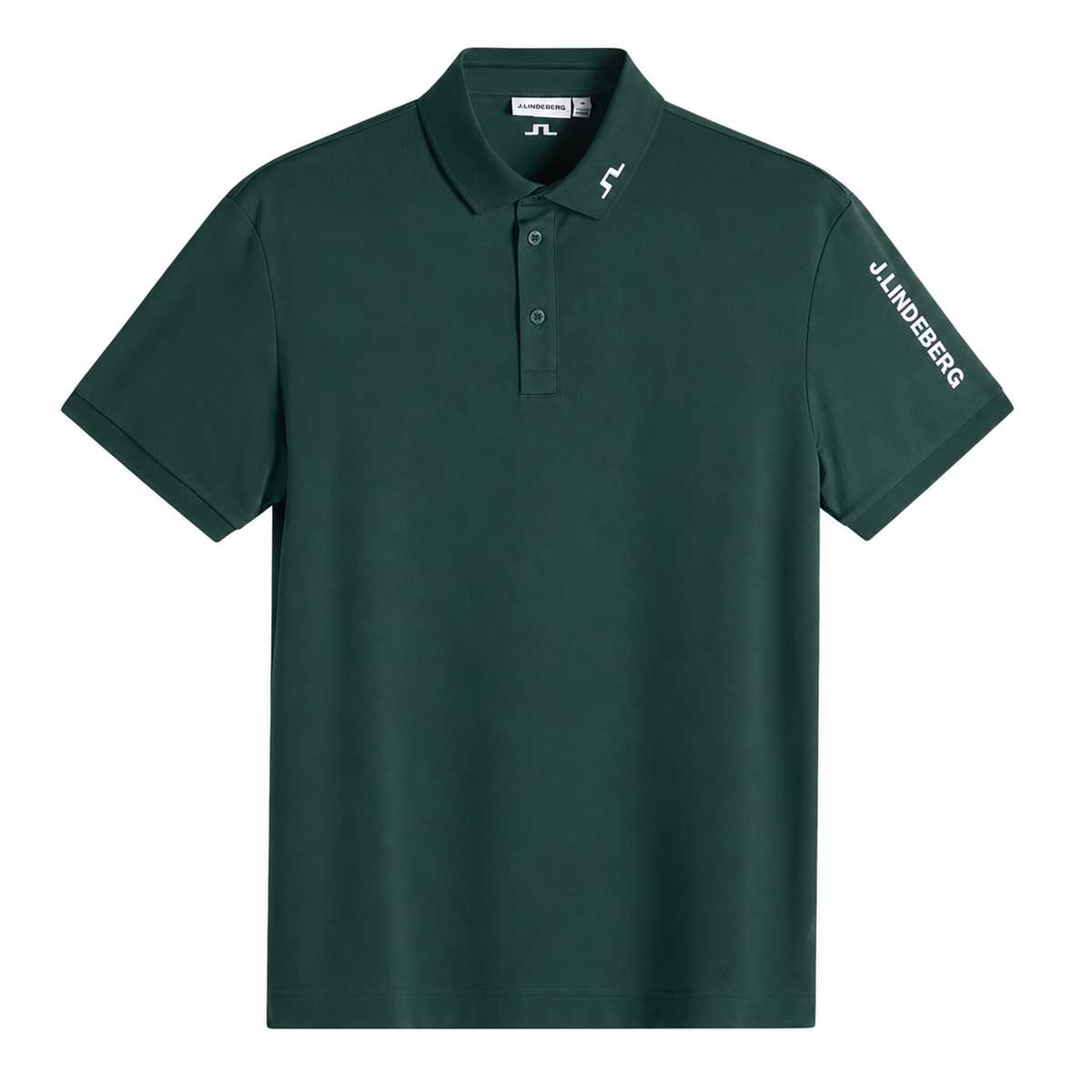J.LINDEBERG Tour Tech Golf Polo Shirt – Men’s – Forest Biome