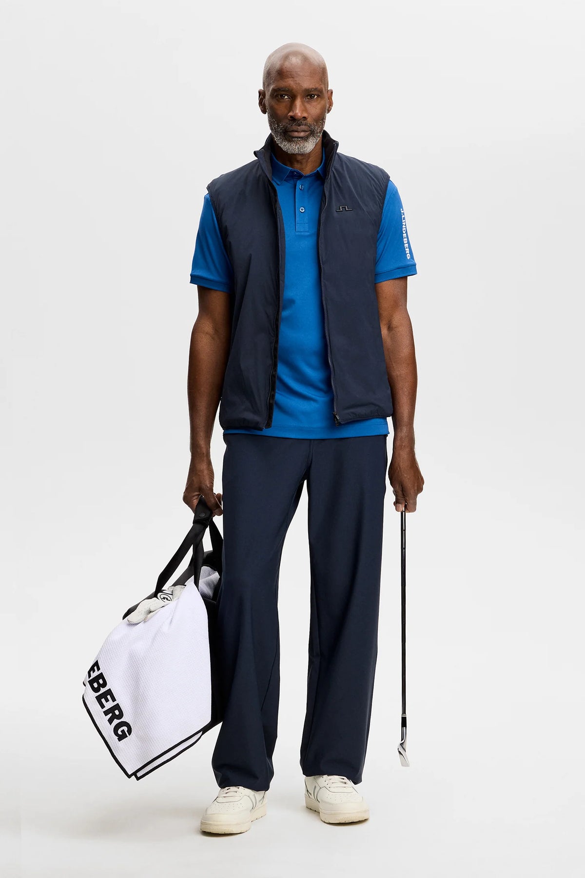J.LINDEBERG Tour Tech Golf Polo Shirt – Men’s – Set Sail