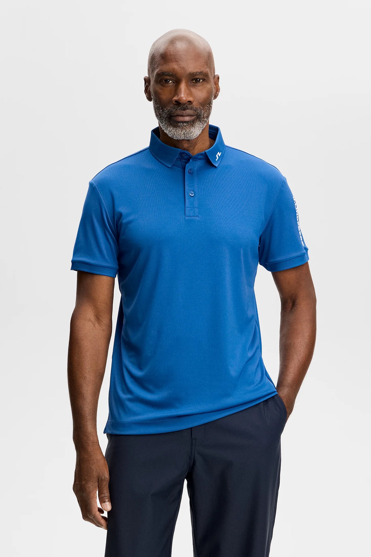J.LINDEBERG Tour Tech Golf Polo Shirt – Men’s – Set Sail