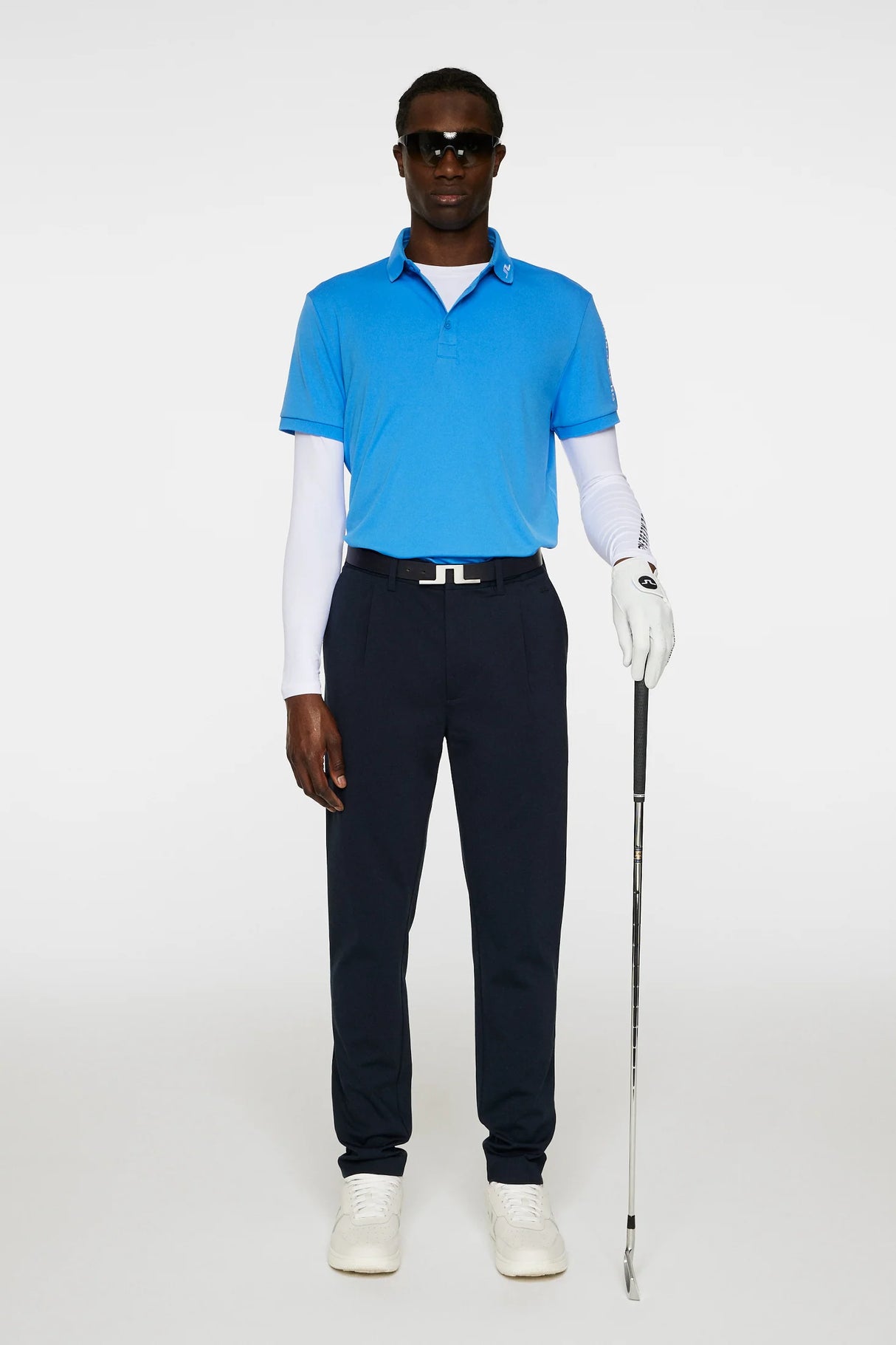 J.LINDEBERG Tour Tech Golf Polo Shirt – Men’s – Sonic Blue