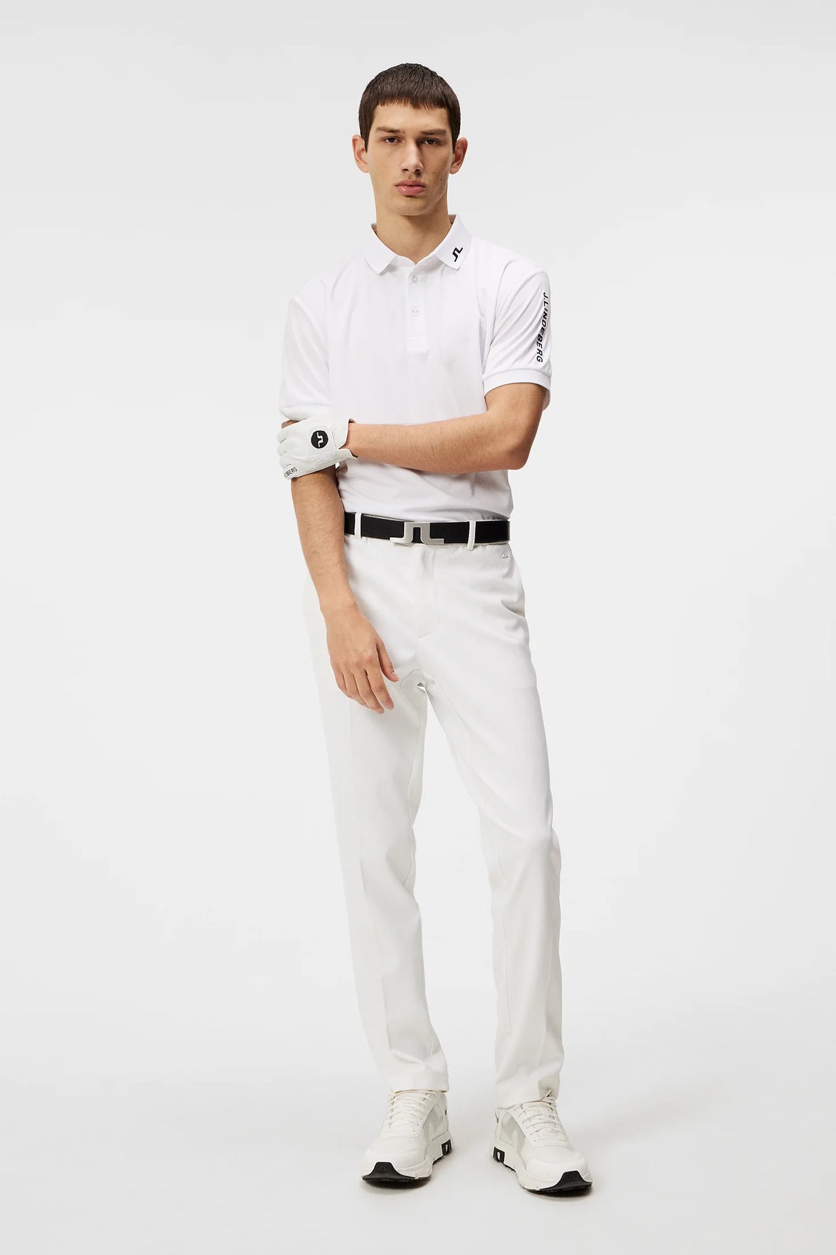J.LINDEBERG Tour Tech Golf Polo Shirt – Men’s – White