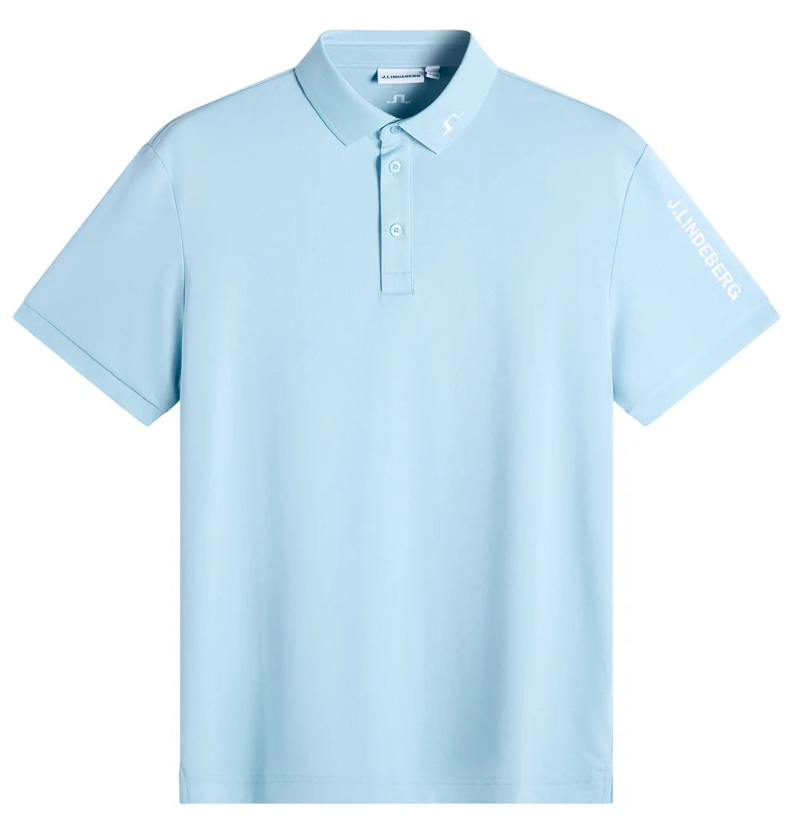J.LINDEBERG Tour Tech Golf Polo Shirt – Men’s – Forget Me Not Blue
