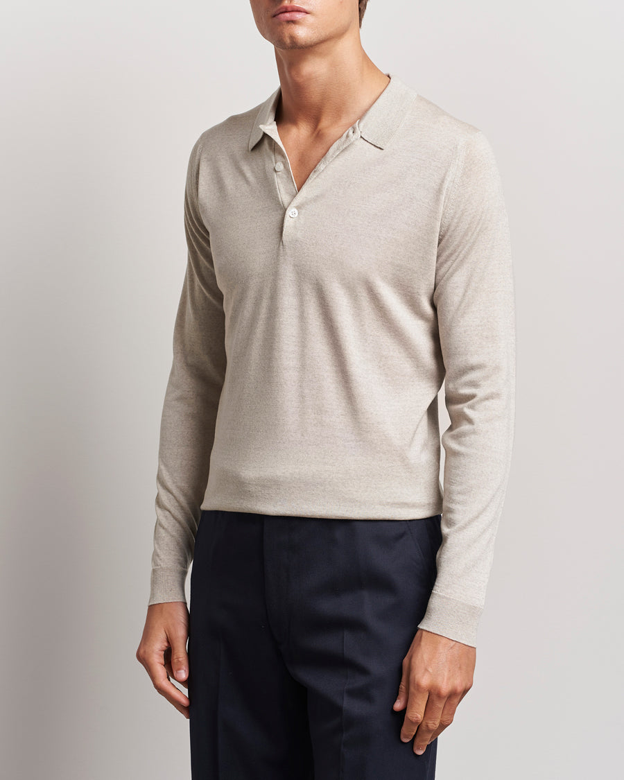 John Smedley Belper in Grey Fleece — view 3