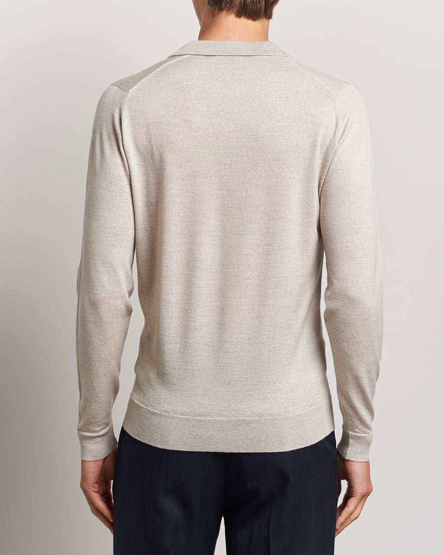 John Smedley Belper in Grey Fleece — view 4