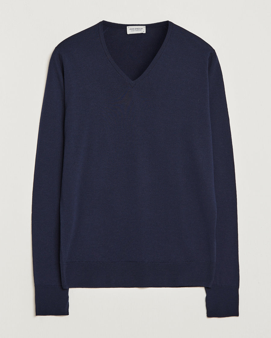 John Smedley Bobby in Midnight — product front