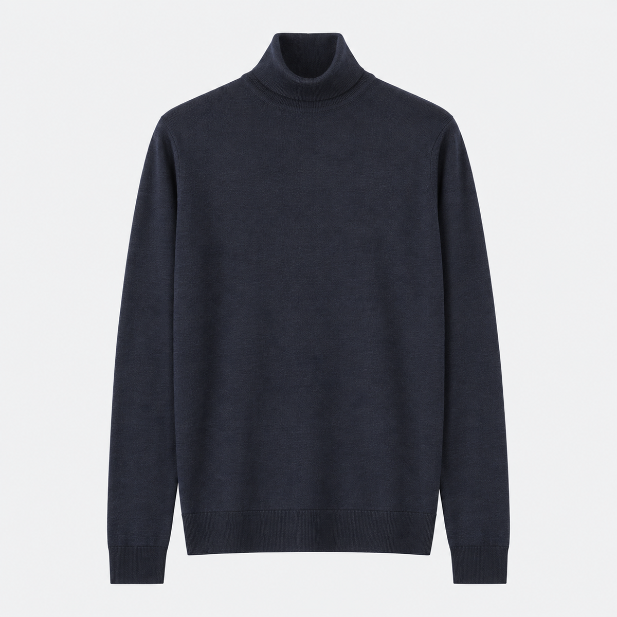 John Smedley Cherwell roll neck jumper in Midnight