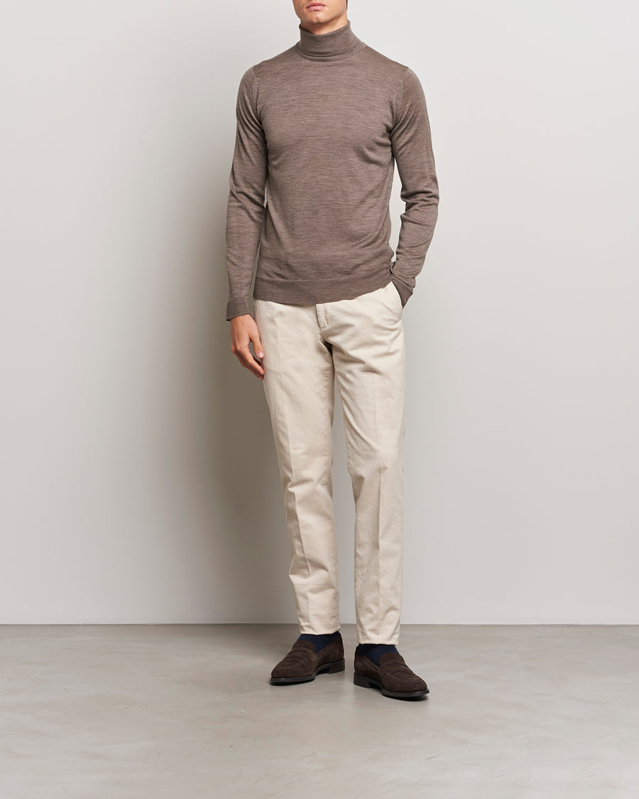 John Smedley Cherwell in Mushroom — view 2