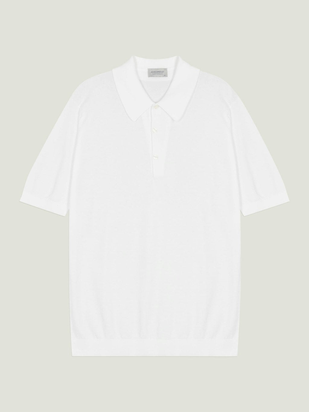 John Smedley Isis polo shirt in White