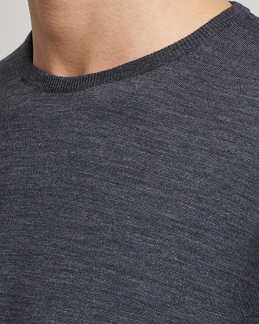 John Smedley Lundy in Charcoal — view 5