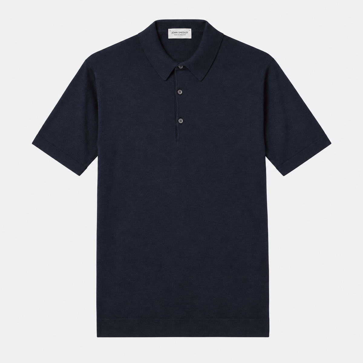 John Smedley Mycroft polo shirt in French Navy