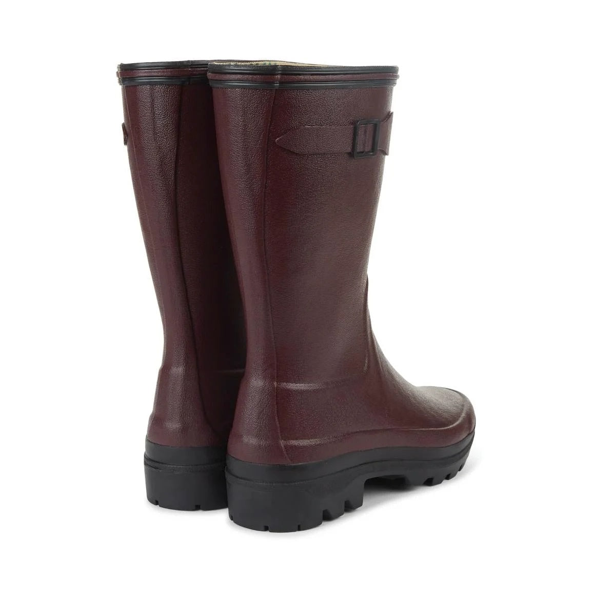 LE CHAMEAU Boots - Ladies Giverny Jersey Lined Bottillon - Cherry Red Le Chameau