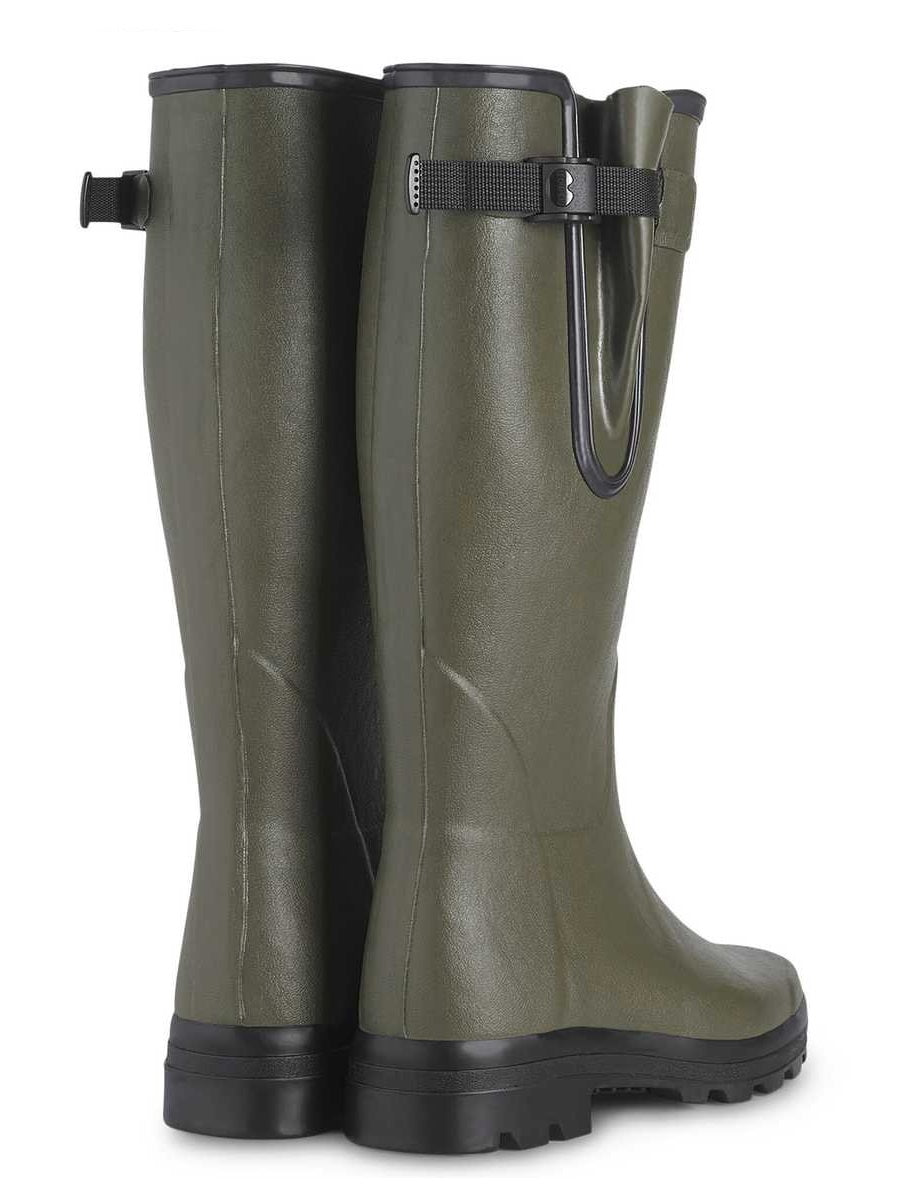 LE CHAMEAU Vierzon Boots - Mens Jersey Lined - Dark Green Le Chameau