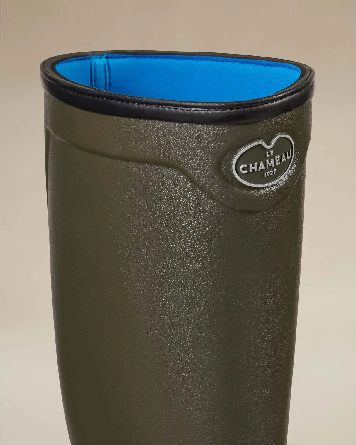 LE CHAMEAU Country Cross Boots - Mens Neoprene - Dark Green