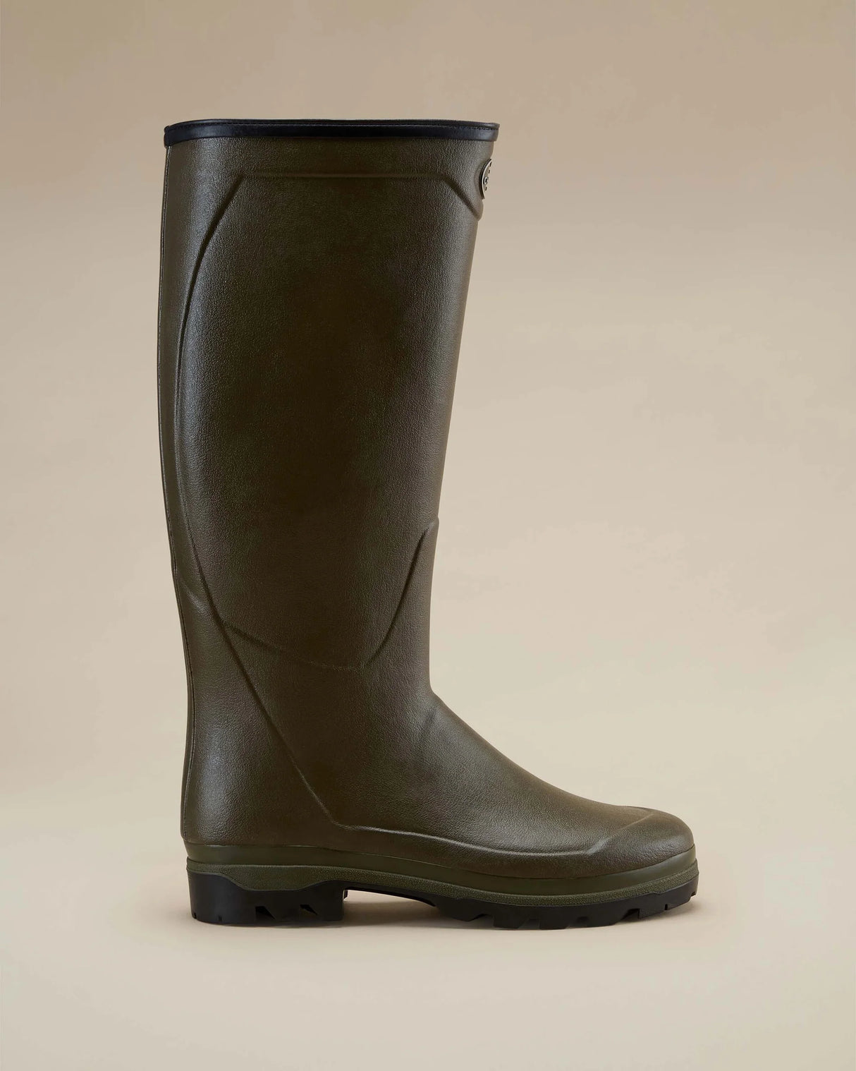 LE CHAMEAU Country Cross Boots - Mens Neoprene - Dark Green