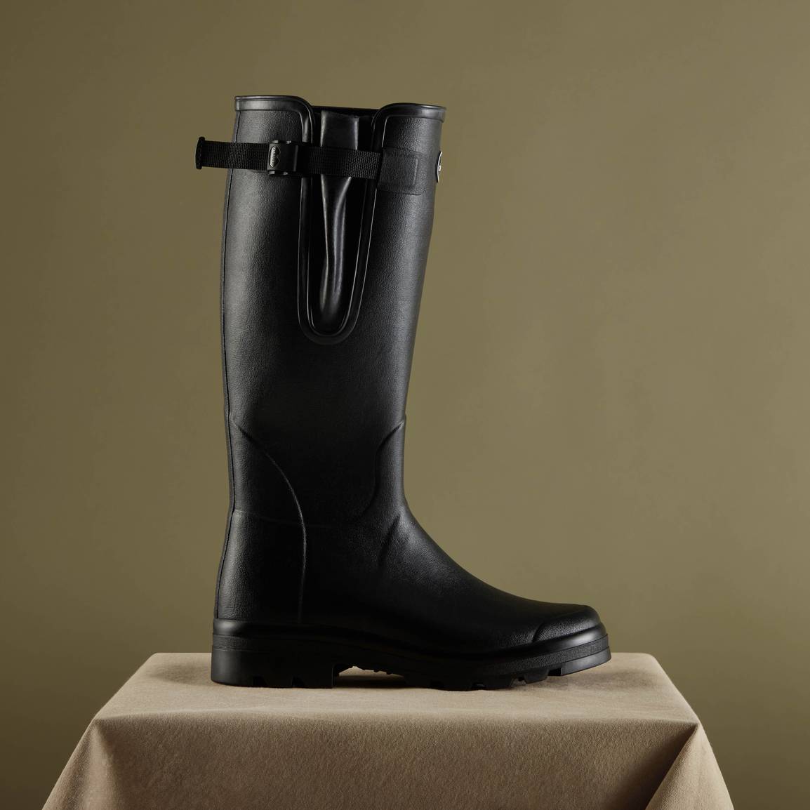 LE CHAMEAU Vierzon Boots - Mens Jersey Lined - Black Le Chameau