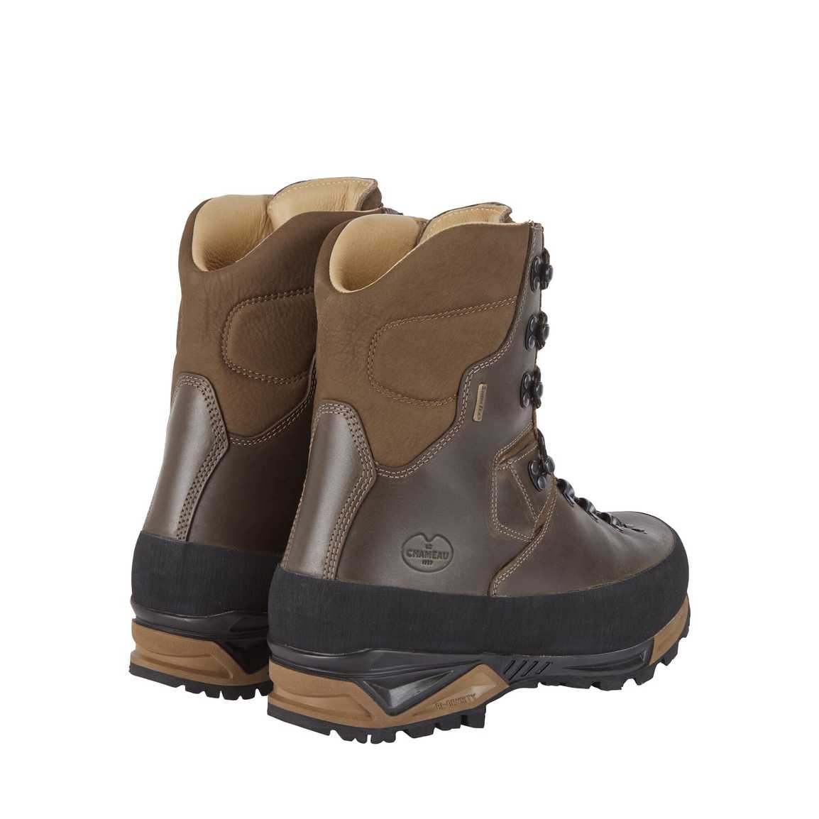 40% OFF LE CHAMEAU Mouflon 2.0 Extreme 10" Leather Boots - Mens - Dark Brown - Size: UK 8.5 & 12.5 Le Chameau