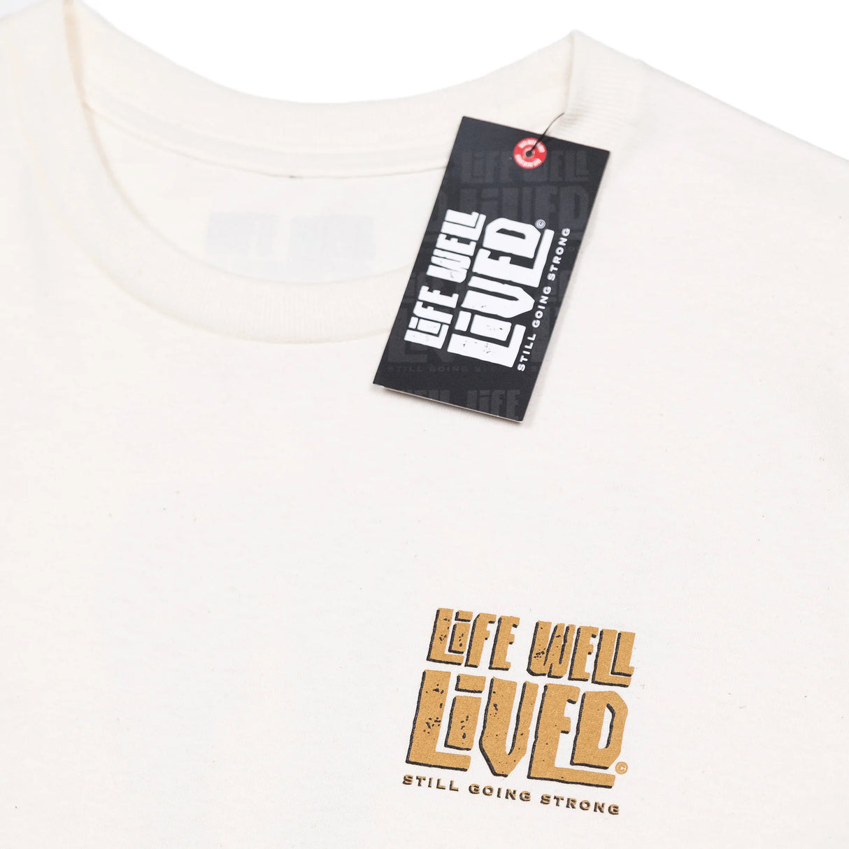 LIFE WELL LIVED Leading The Way T-Shirt - Men's Soft Cotton - Natural