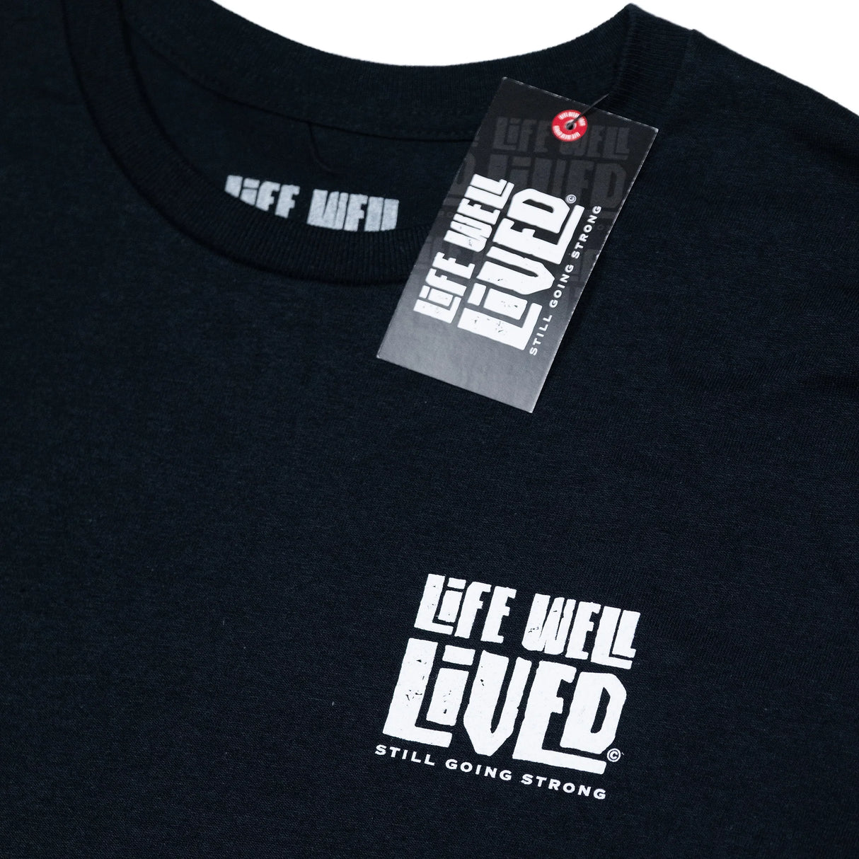 LIFE WELL LIVED Well Oiled Bike T-Shirt - Men's Soft Cotton - Black