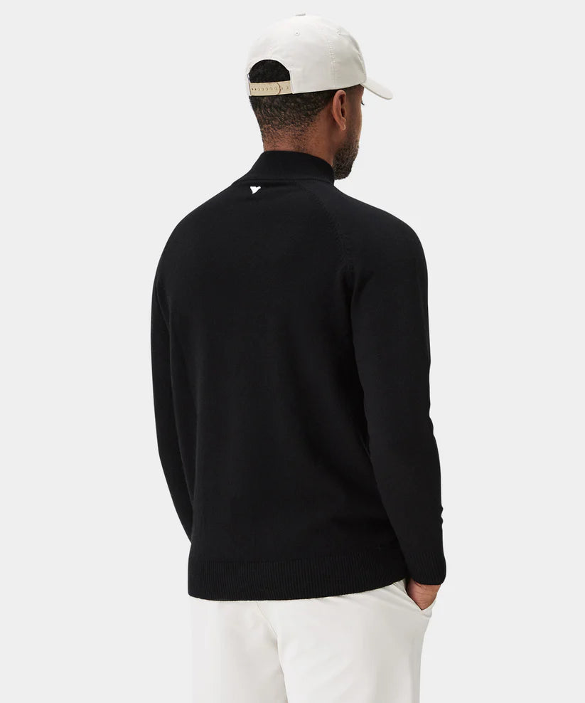MACADE Bridge Merino Quarter Zip – Men's – Black