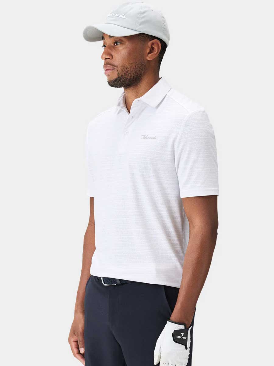 MACADE Flight Polo Shirt – Men's - White
