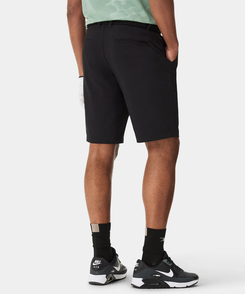 MACADE Men’s Lightweight Golf Shorts – Four-Way Stretch – Black - Back