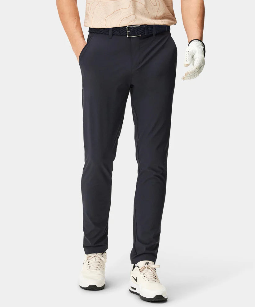 MACADE Men's Lightweight Golf Trousers – Technical Stretch Tapered Fit - Navy