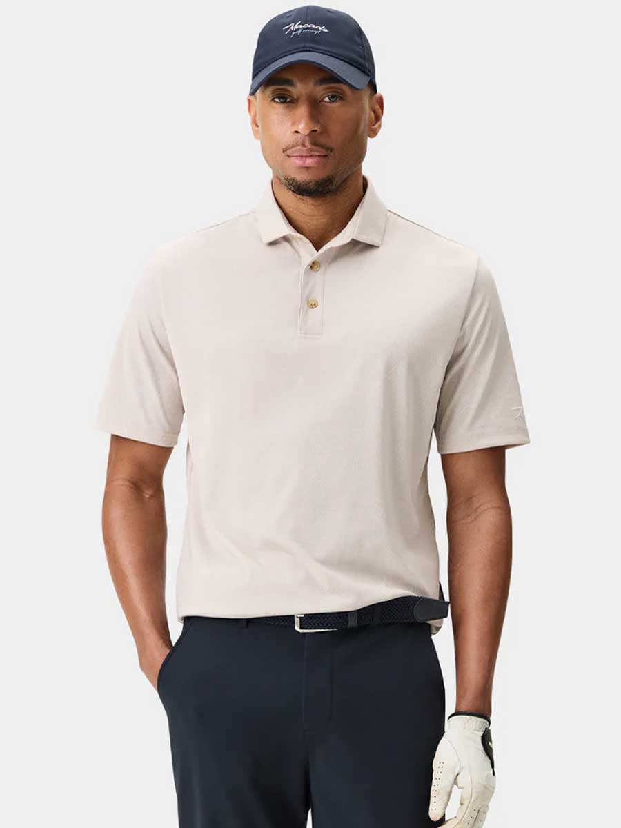 MACADE Paisley Core Polo Shirt – Men's - Tan