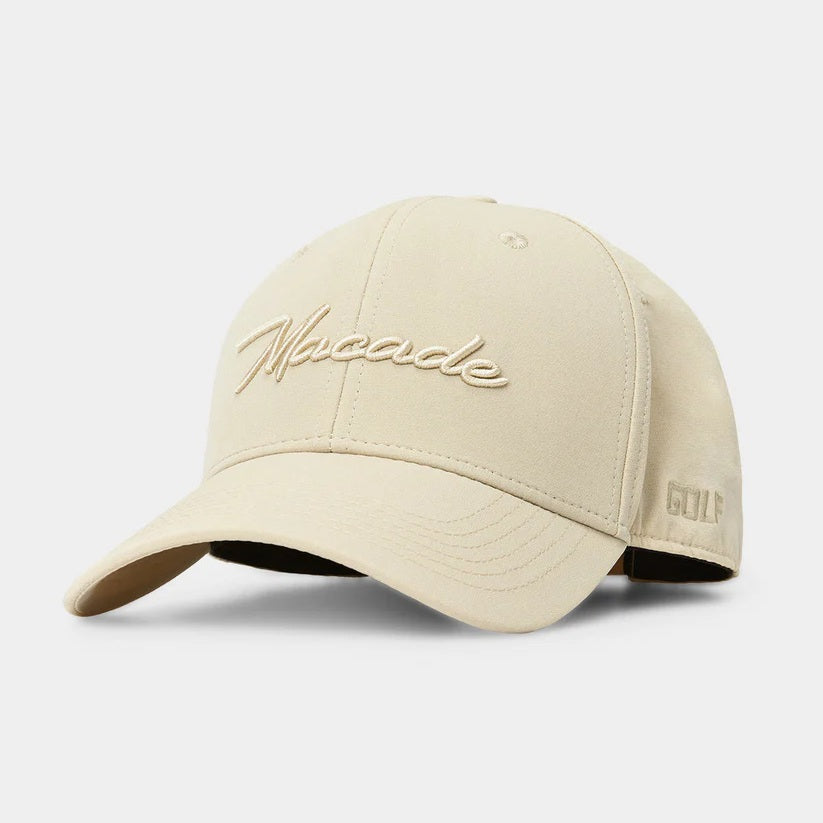 MACADE Range Golf Cap - Adjustable Snapback - Taupe