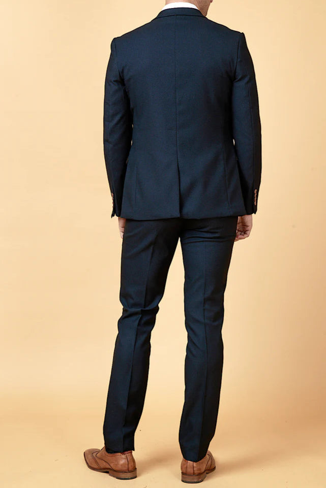 MARC DARCY Max Blazer - Mens Slim Fit - Navy Marc Darcy