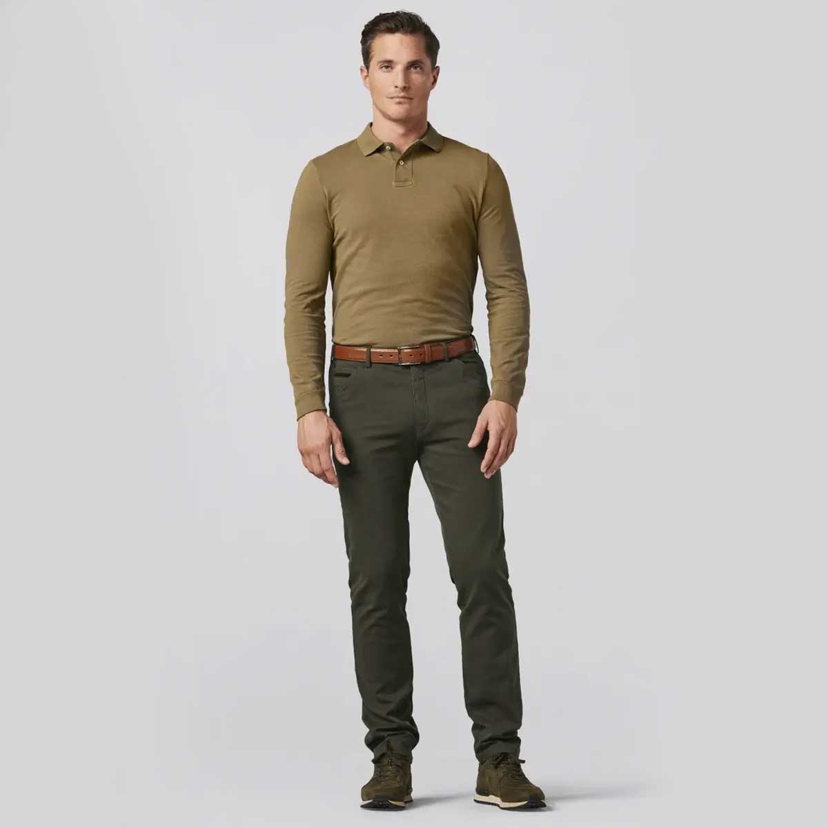 MEYER Belt - Stretch Leather - Tan