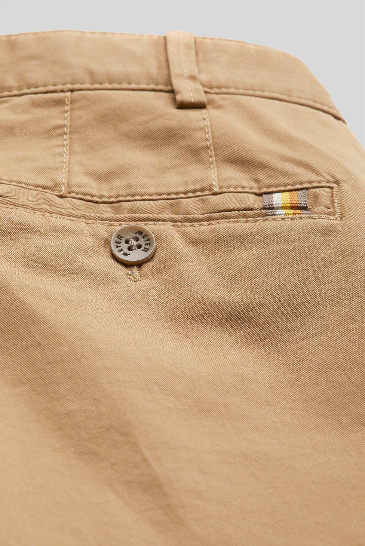 MEYER Oslo Trousers - 316 Luxury Cotton Chinos - Camel
