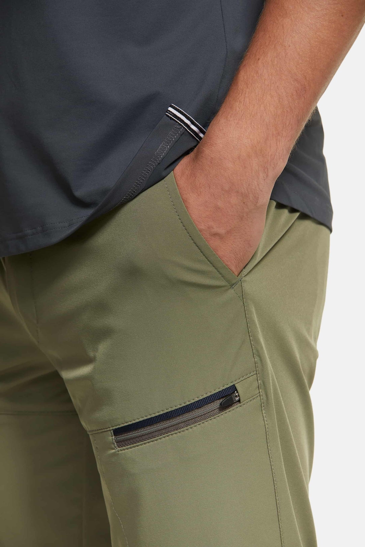 MEYER Golf Polo Shirt - Tiger 9005 Performance Active - Charcoal