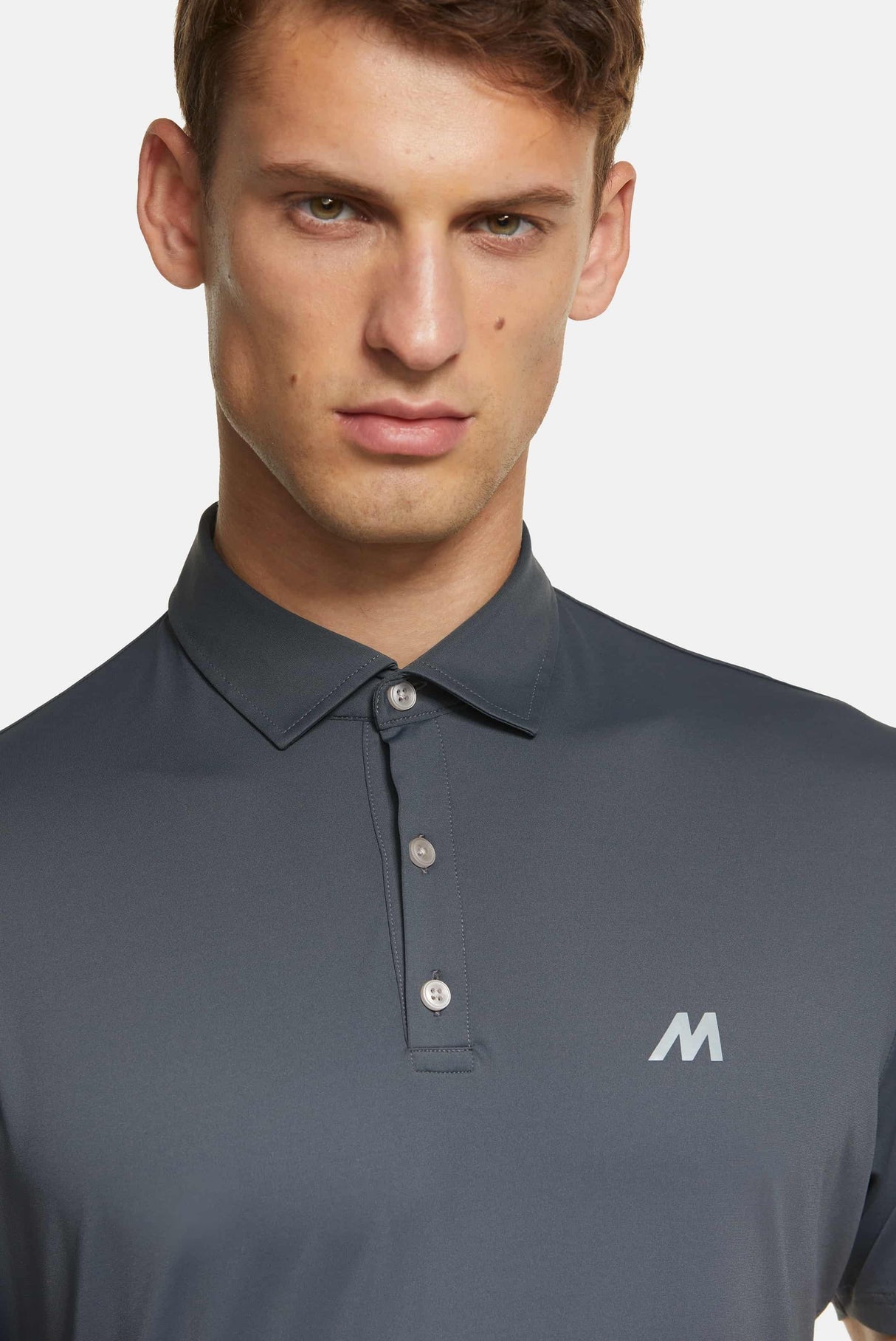 MEYER Golf Polo Shirt - Tiger 9005 Performance Active - Charcoal