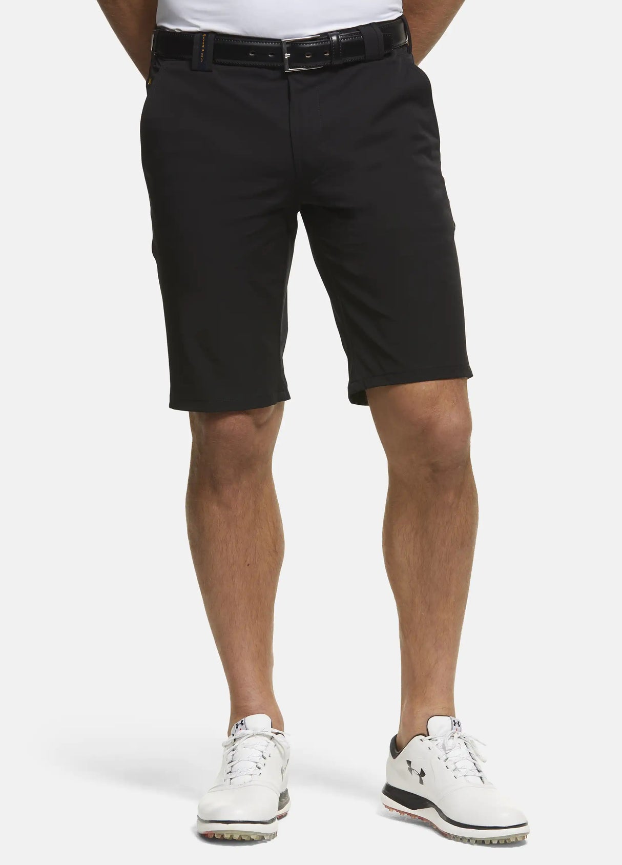 MEYER Golf Shorts - St. Andrews 8070 High Performance Cotton - Black Meyer