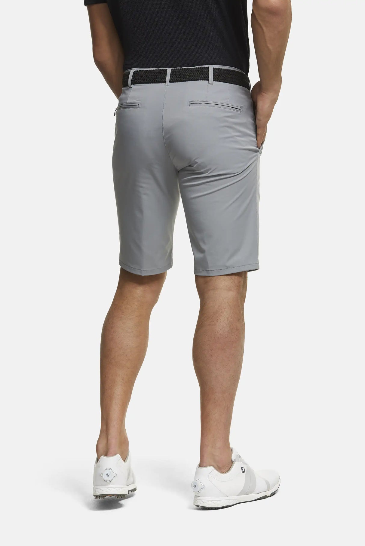 MEYER Golf Shorts - St. Andrews 8070 High Performance Cotton - Grey Meyer