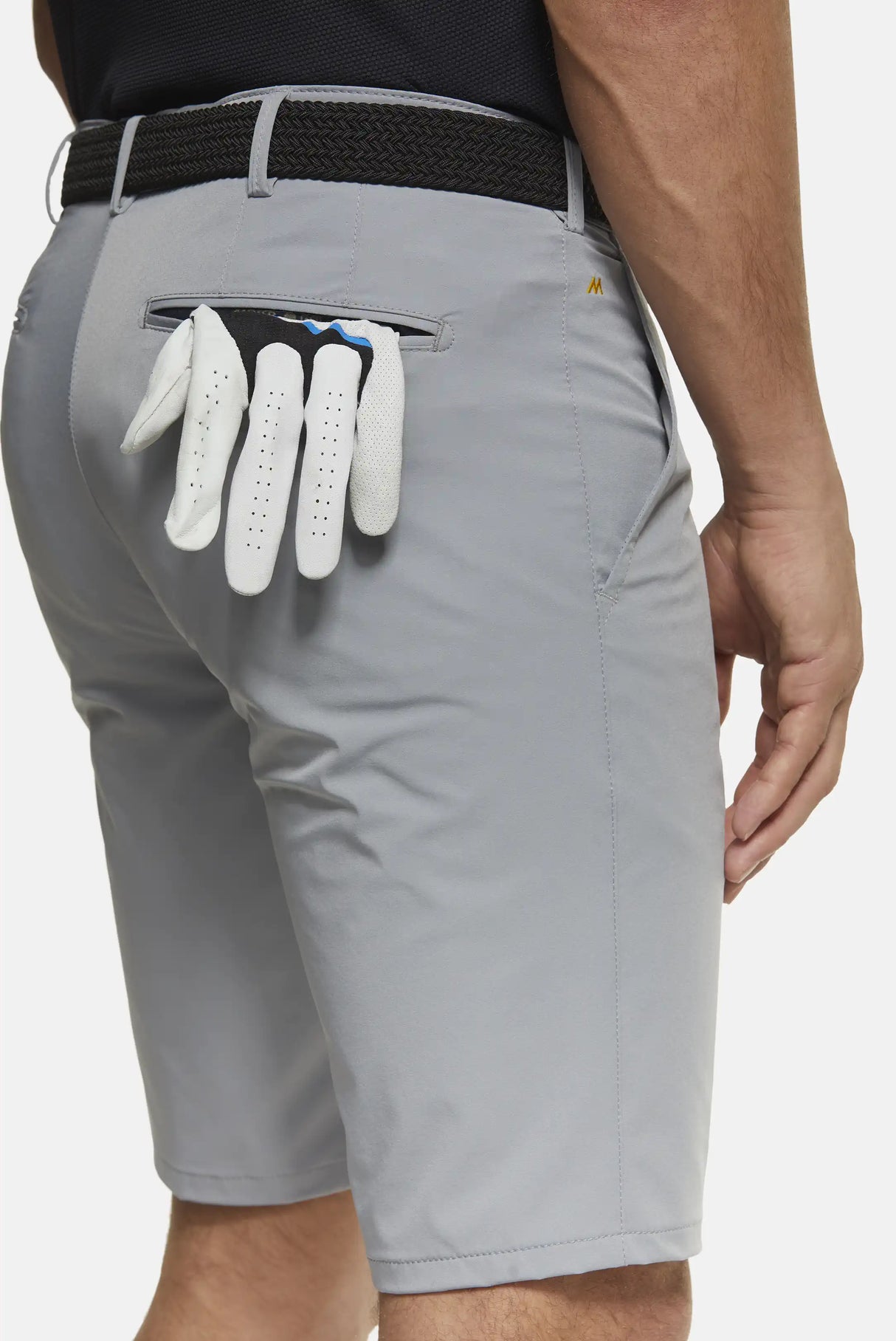 MEYER Golf Shorts - St. Andrews 8070 High Performance Cotton - Grey Meyer