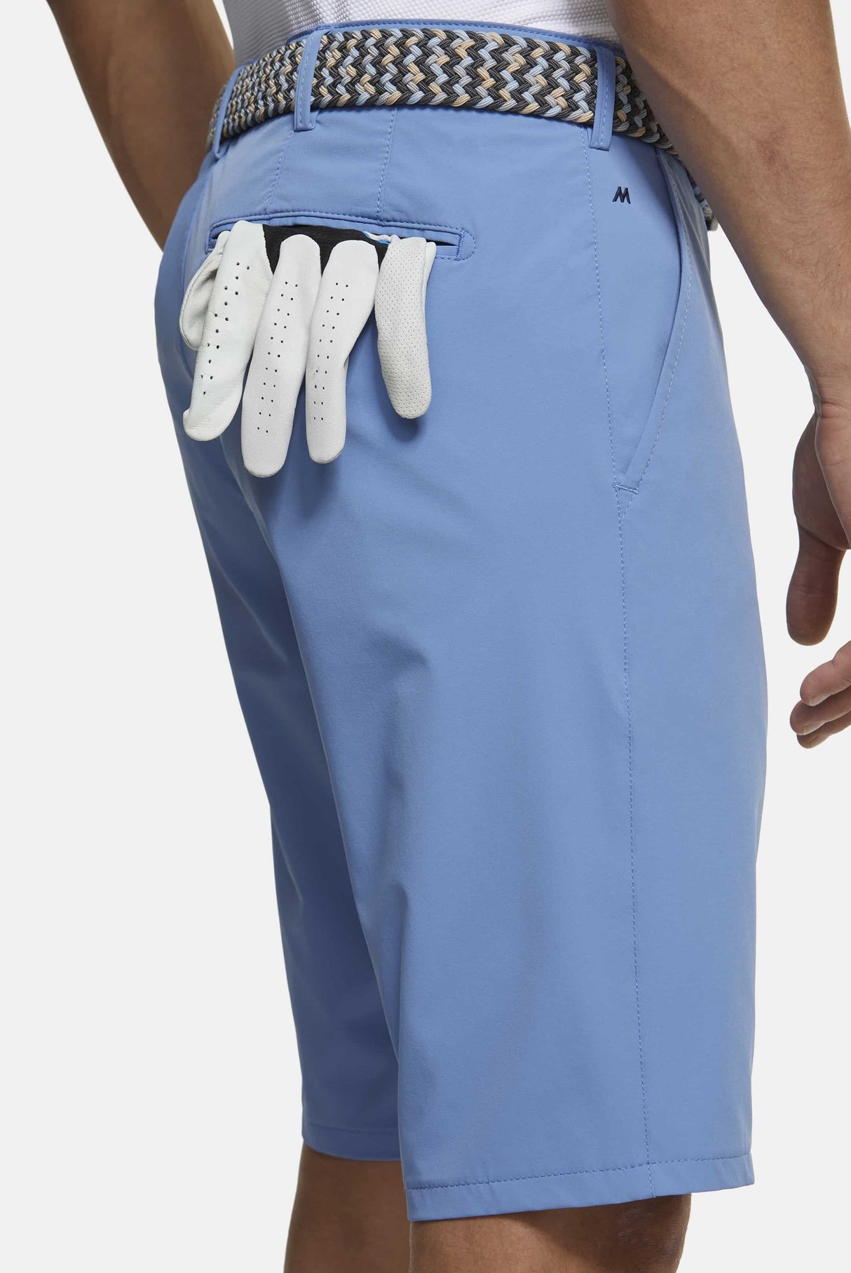 30% OFF - MEYER Golf Shorts - St. Andrews 8070 High Performance Cotton - Light Blue - Size: 40" Waist Meyer