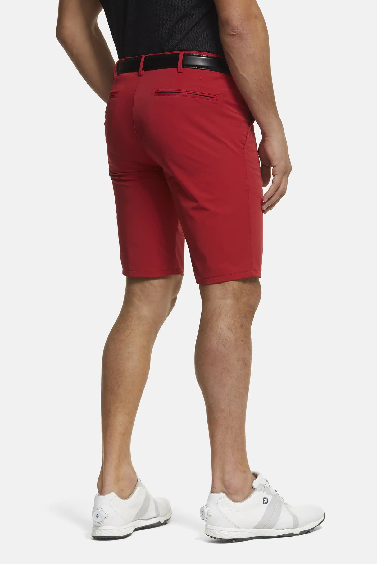 MEYER Golf Shorts - St. Andrews 8070 High Performance Cotton - Red Meyer