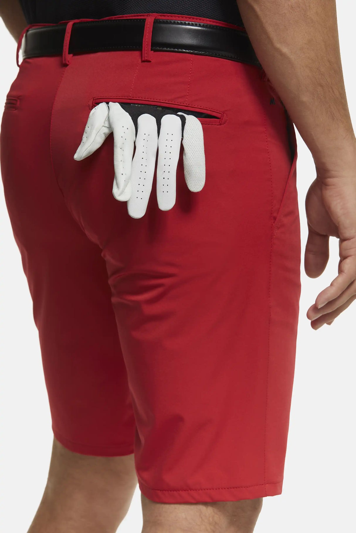 MEYER Golf Shorts - St. Andrews 8070 High Performance Cotton - Red Meyer