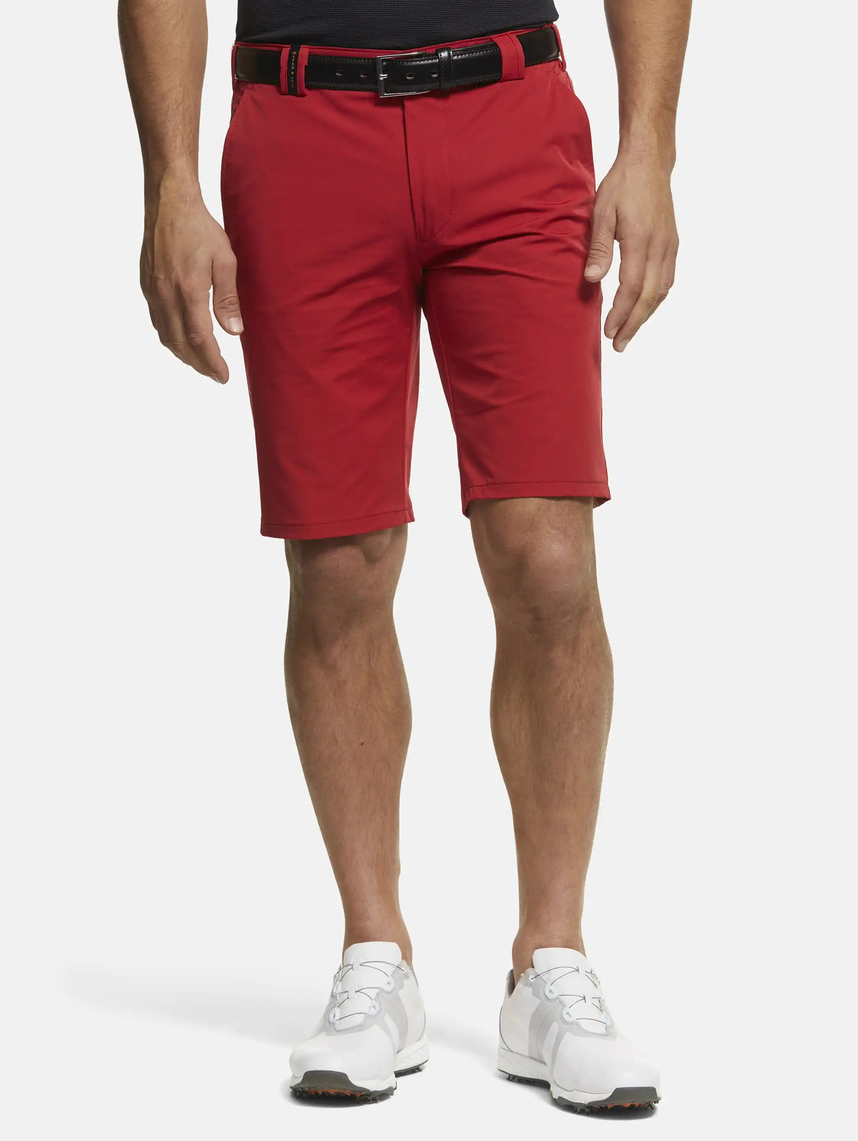 MEYER Golf Shorts - St. Andrews 8070 High Performance Cotton - Red Meyer