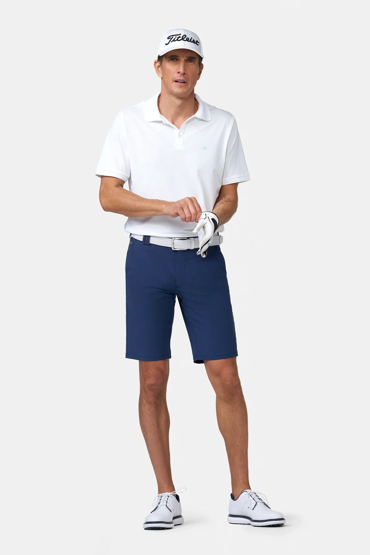MEYER Golf Shorts - St. Andrews 8070 High Performance Stretch - Blue