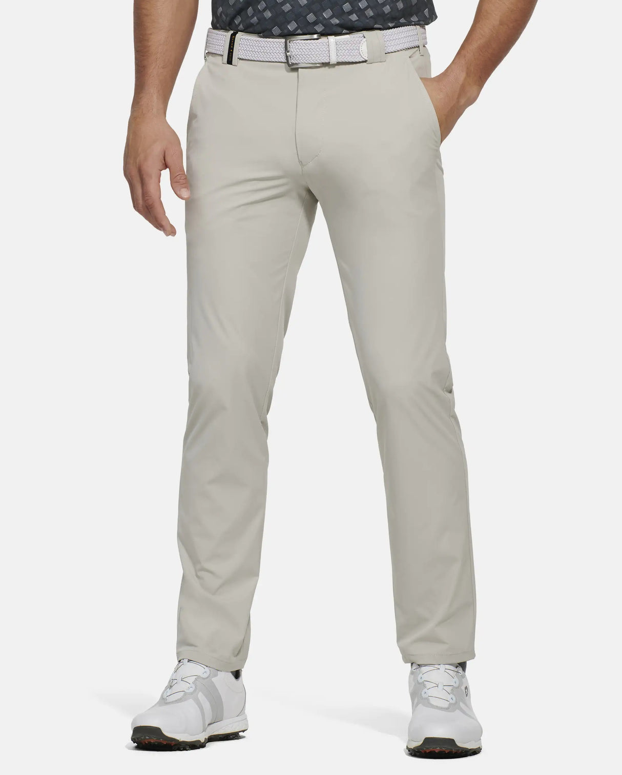 40% OFF - MEYER Golf Trousers - Augusta 8070 High Performance Chinos - Beige - Size: 36 REG Meyer