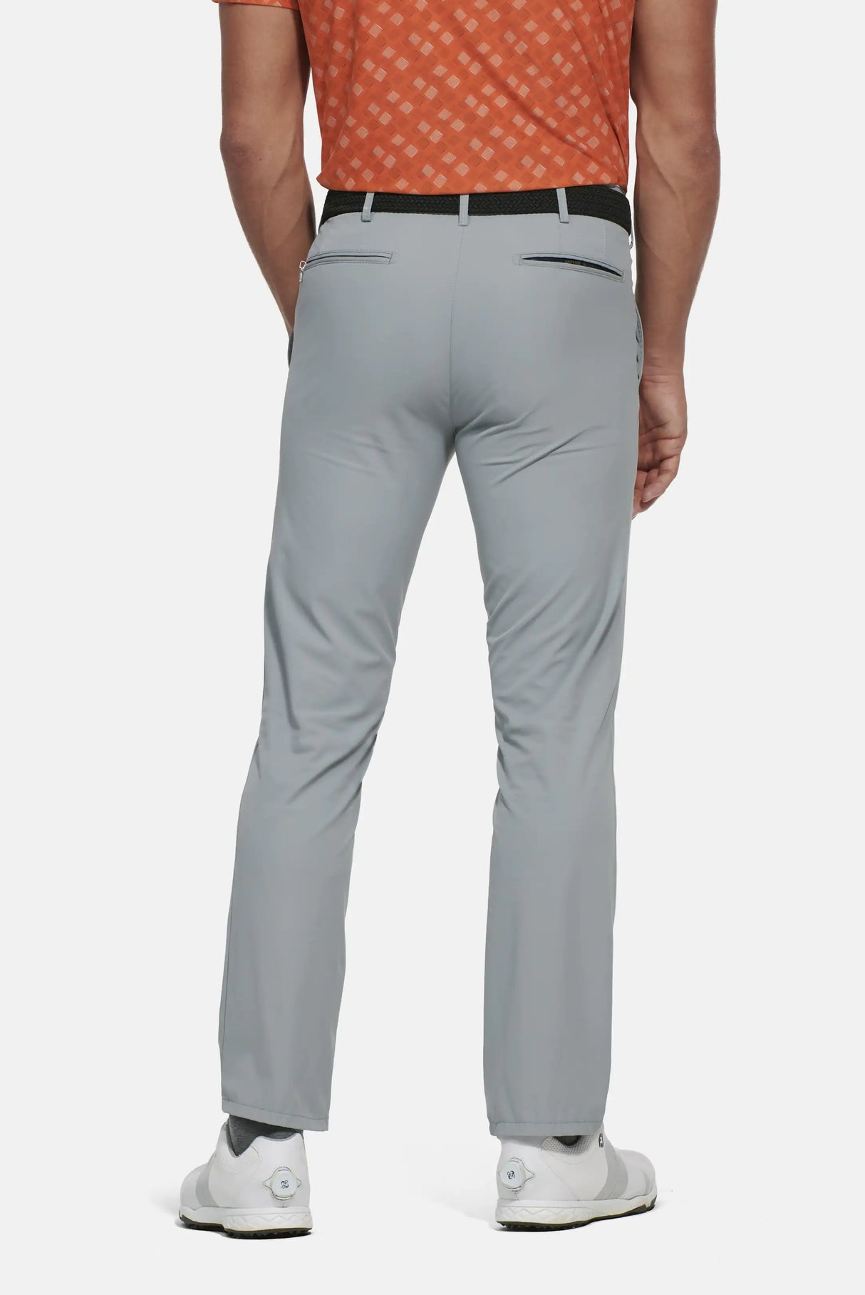 MEYER Golf Trousers - Augusta 8070 High Performance Chinos - Grey Meyer