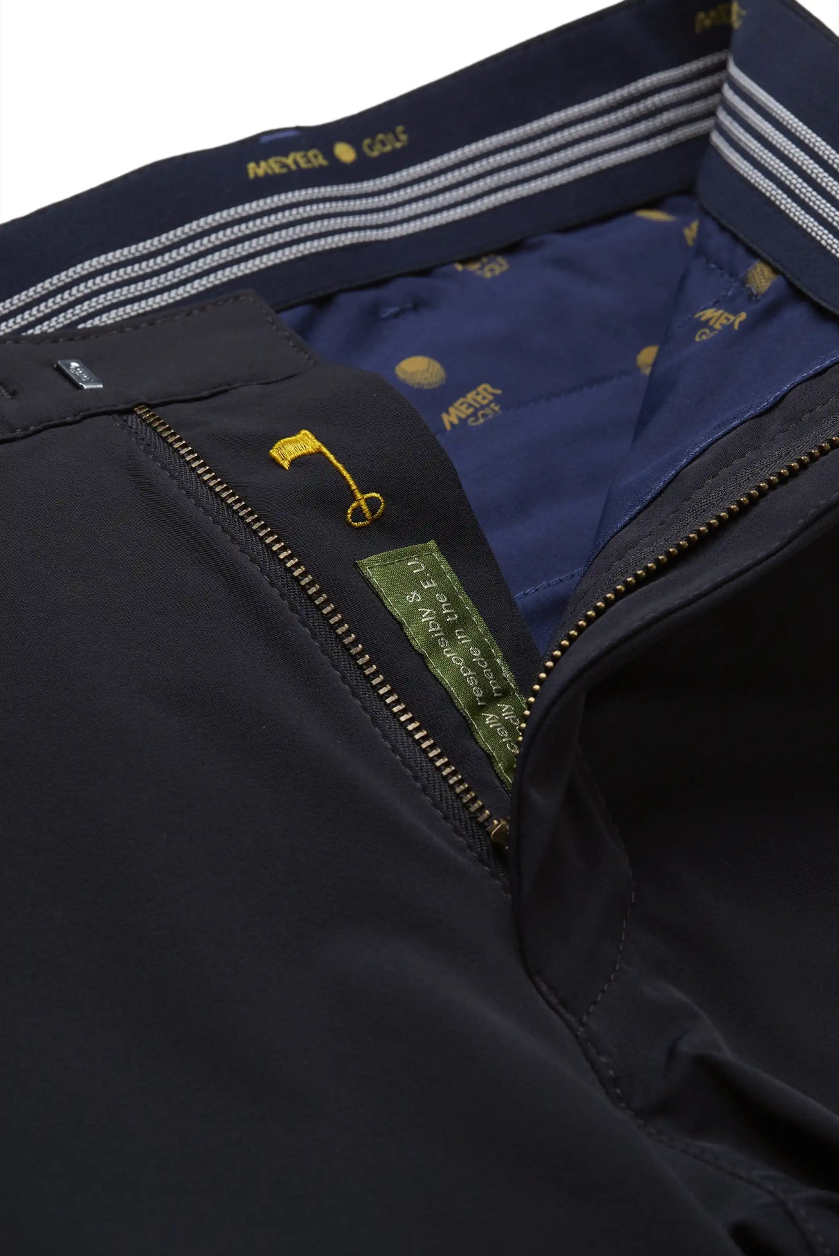 MEYER Golf Trousers - Augusta 8070 High Performance Chinos - Navy Meyer