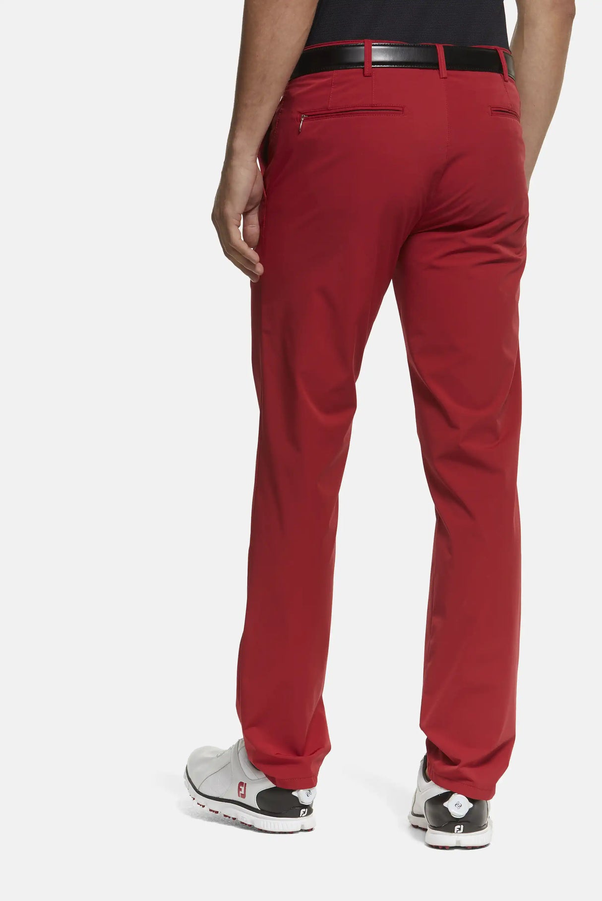 MEYER Golf Trousers - Augusta 8070 High Performance Chinos - Red Meyer