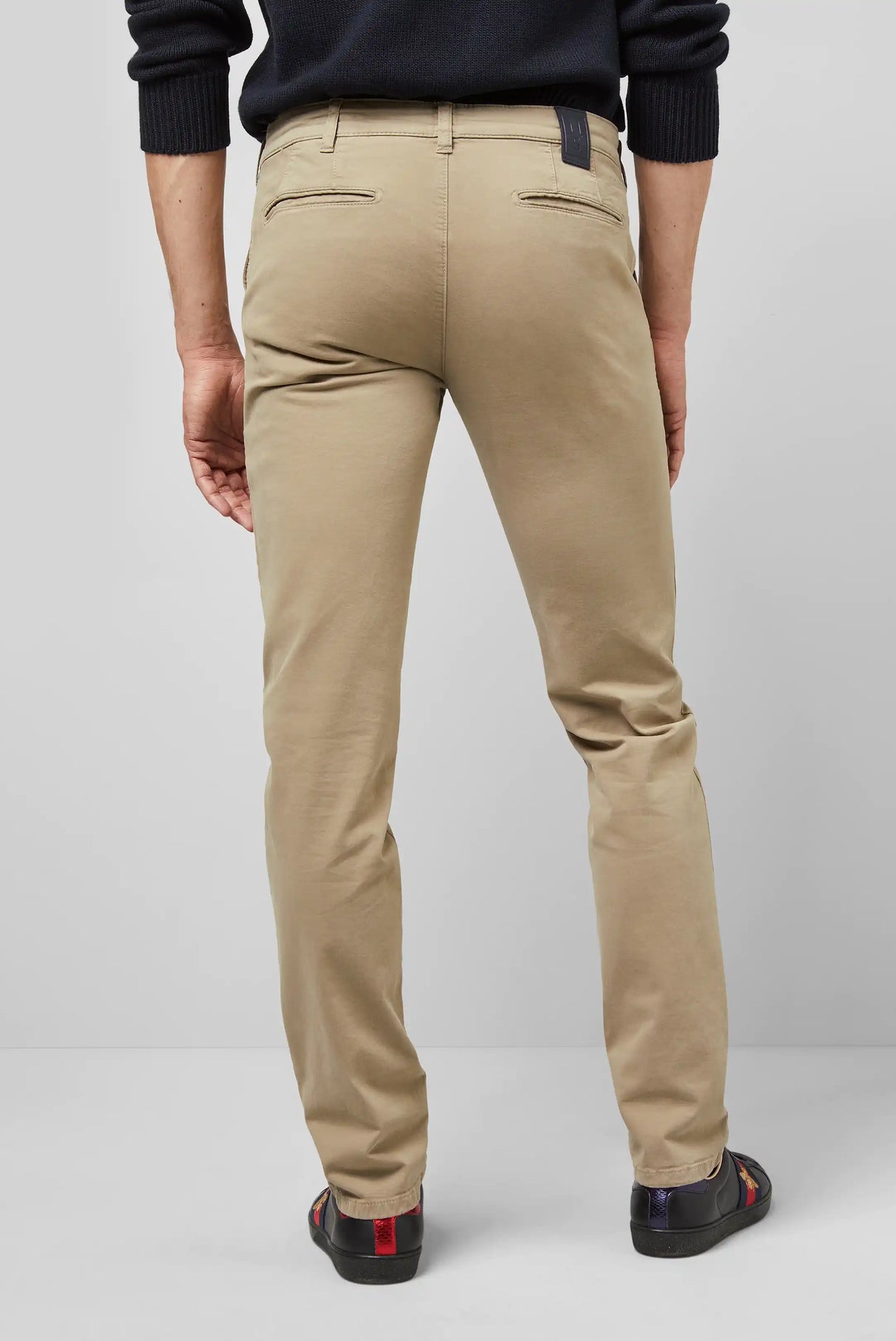 MEYER M5 Chinos - 6001 Soft Stretch Cotton Slim - Beige