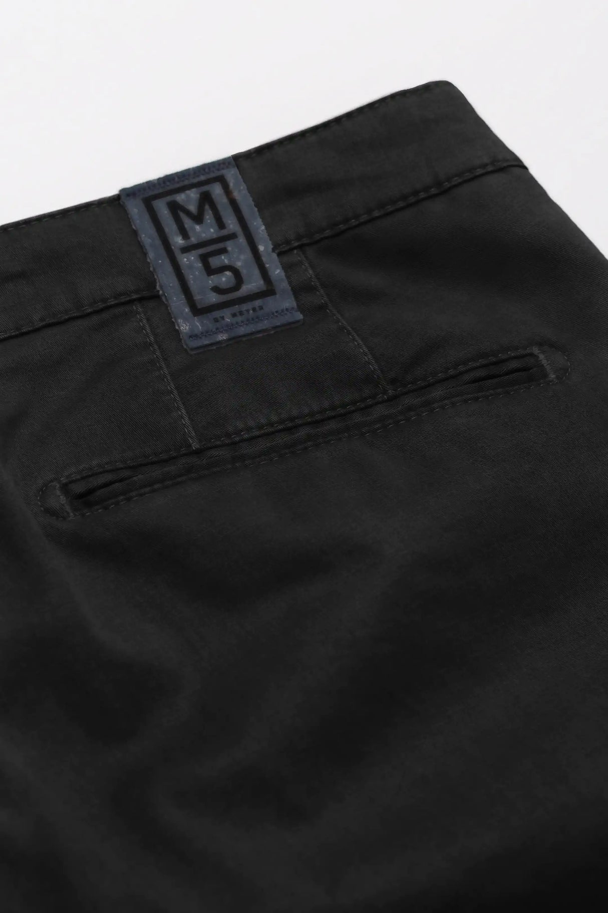 MEYER M5 Jeans - 6001 Soft Stretch Cotton Chinos - Black Meyer
