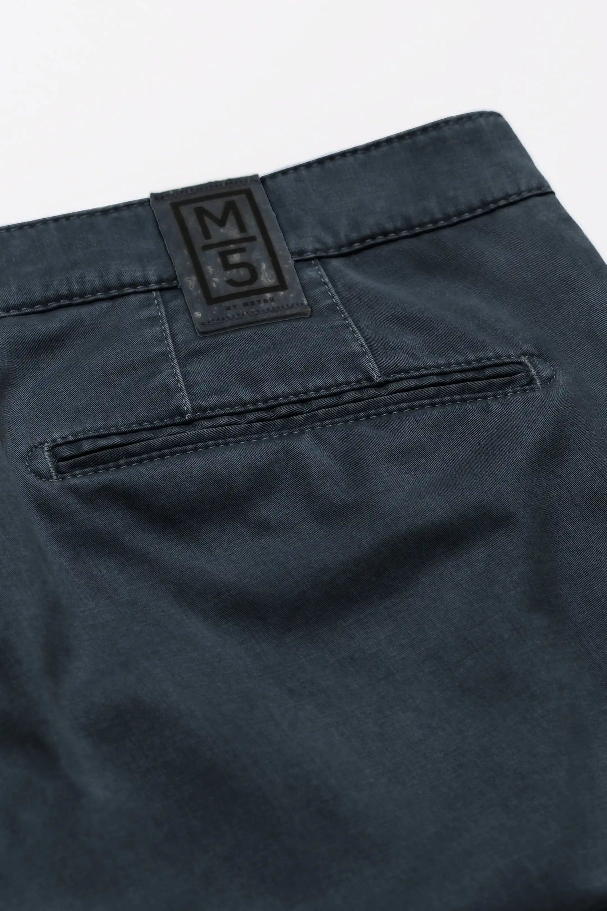 MEYER M5 Jeans - 6001 Soft Stretch Cotton Chinos - Blue Meyer